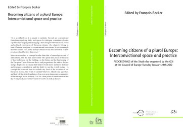 Becoming citizens of a plural Europe: Interconvictional space and practice